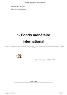 1  fonds monétaire international