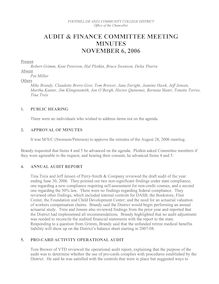 Audit Minutes 11-06-06