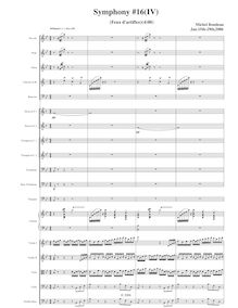 Partition I, Feux d artifice. Brillament, Symphony No.16, Rondeau, Michel