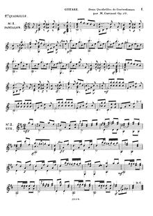 Partition complète, 2 Quadrilles, 2 Contredanses, 2 Walses, et 2 Galops, Op.53