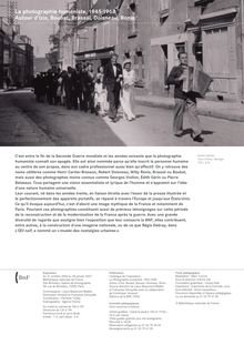 La photographie humaniste, 1945-1968