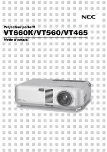 Notice Projecteur NEC  VT465