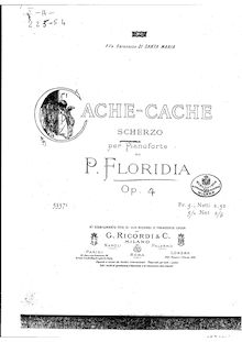 Partition complète, Cache-cache, Scherzo per Pianoforte, G major