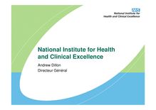 Table ronde  Comment promouvoir l accès de tous à des soins de qualité - Présentation NICE