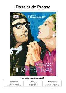 Arras Film Festival - Dossier de Presse