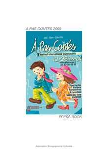 Press-book 2009 - PRESS BOOK A PAS CONTES 2009