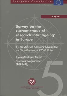 Survey on the current status of research into  ageing  in Europe