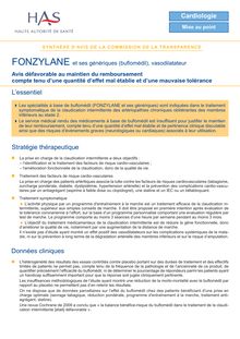 FONZYLANE - Synthèse d avis FONZYLANE - CT-10167