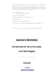 Maiwa s Revenge
