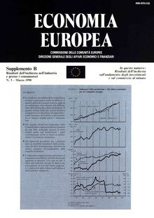ECONOMIA EUROPEA. Supplemento Î’ Risultati dell inchiesta nell industria e presso i consumatori N. 3 - Marzo 1990
