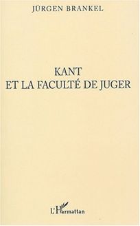 Kant et la faculté de juger