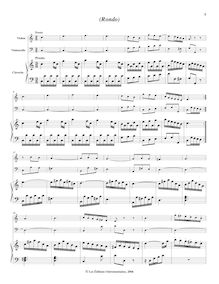 Partition , Presto - clavecin (partition compléte), 6 sonates pour clavecin par Carl Friedrich Abel