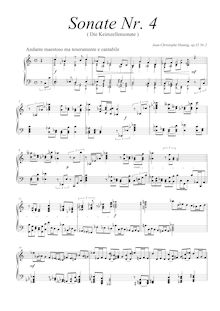 Partition complète, Klaviersonate Nr.4, op.32 Nr.2, Die Keimzellensonate