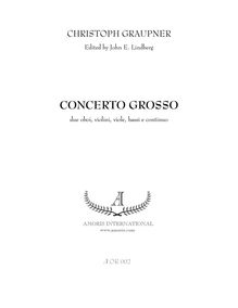Partition complète et parties, Concerto Grosso, Trio Sonata