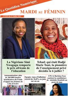Quotidien Numérique d’Afrique du 11/07/2023