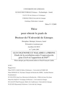 Thèse pour obtenir le grade de Docteur de l Université de Limoges