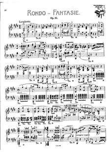 Partition complète, Rondo-Fantasie op.19, Hummel, Johann Nepomuk