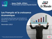 Ipsos : Les français et la croissance économique