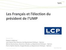 Les Français et l’élection du  président de l’UMP - Harris Interactive