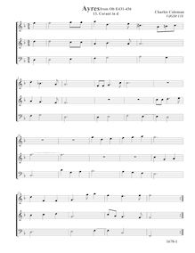 Partition , Corant en D minor, VdGS No.118 - partition complète, Aris pour 3 violes de gambe