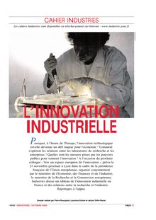 L'innovation industrielle - www.industrie.gouv.fr
