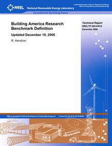 Building America Research Benchmark Definition: Updated ...