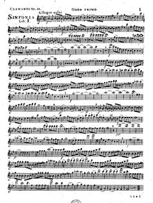 Partition hautbois 1, 2 Symphonies, Sinfonie à Grande Orchestre ; Sinfonies périodiques