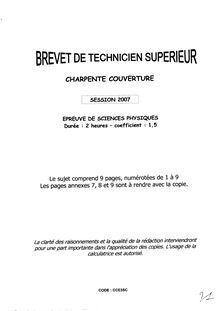 Btscharp sciences physiques appliquees 2007