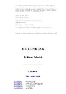 The Lion s Skin