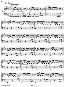 Partition complète, Zur laute par Johann Sebastian Bach