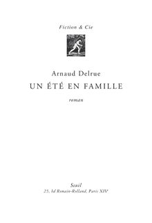 "Un été en famille" de Arnaud Delrue - Extrait