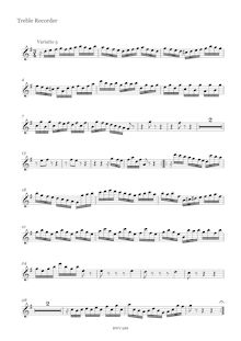 Partition Var.5 - aigu enregistrement , Goldberg-Variationen, Goldberg Variations ; Aria mit 30 Veränderungen ; Clavier-Übung IV