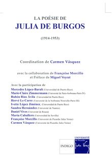 La poésie de Julia de Burgos (1914-1953)