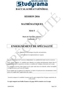 bac2016-mathématiques spécialité-pondichéry 