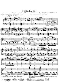 Partition complète, Piano Sonata, F major, Mozart, Wolfgang Amadeus