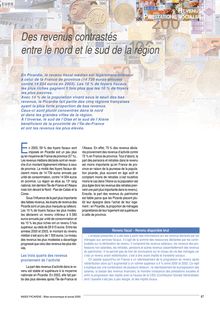 Chapitre "Revenus - Prestations sociales" extrait du Bilan économique et social - Picardie 2005 