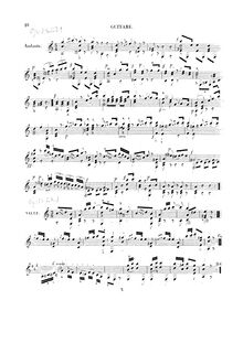 Partition complète, 6 Menuets et 6 Valses, Op.12, Aguado, Dionisio