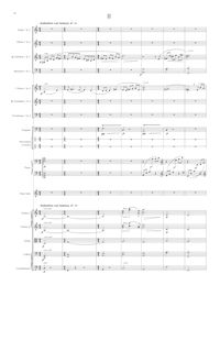 Partition mouvement II, Concerto pour flûte et orchestre, Manookian, Jeff
