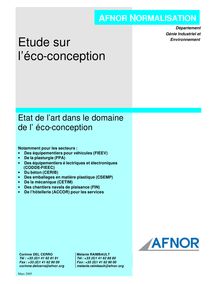 rapport étude eco-conception - DCC