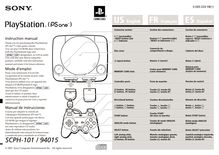 Mode d emploi PlayStation Sony  SCPH-101