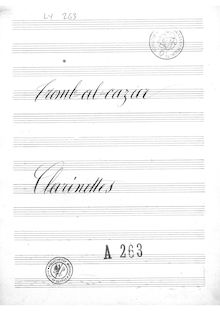 Partition clarinette 1/2 (C, A, B♭), Tromb-al-ca-zar, ou Les criminels dramatiques