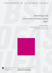 Statistique des assurances sociales suisses 2007