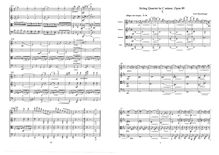 Partition complète, corde quatuor No.1, C minor, Rheinberger, Josef Gabriel