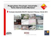 version web ECHO Ecologie industrielle EIA FR Cleantech Fribourg