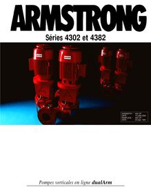 Séries 4302 et 4382 pompes verticales en ligne - Armstrong Pumps