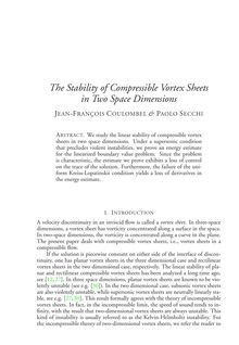 The Stability of Compressible Vortex Sheets in Two Space Dimensions
