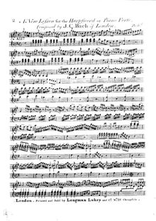 Partition complète, clavier Sonata, A New Lesson for the Harpsichord or Piano Forte