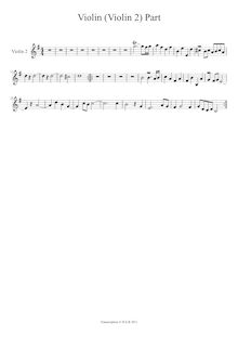Partition violon 2 , partie, Goldberg-Variationen, Goldberg Variations ; Aria mit 30 Veränderungen ; Clavier-Übung IV