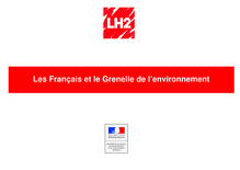Les Français et le Grenelle de l environnement