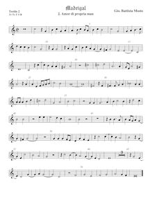 Partition viole de gambe aigue 2, Madrigali a 5 voci, Libro 2, Mosto, Giovanni Battista par Giovanni Battista Mosto